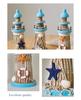 19cm American Style Mediterranean Wooden Watchtower Ornaments Wood Lighthouse Model Crafts Restaurant/Kids Room/Bar Ornaments