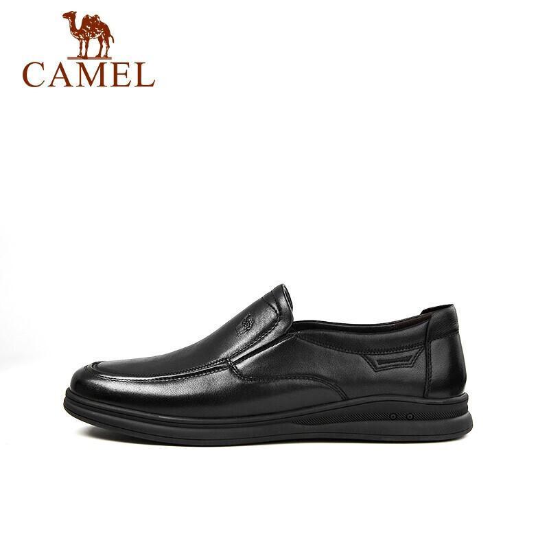 Camel Herren Business Casual Slip-on Lederschuhe