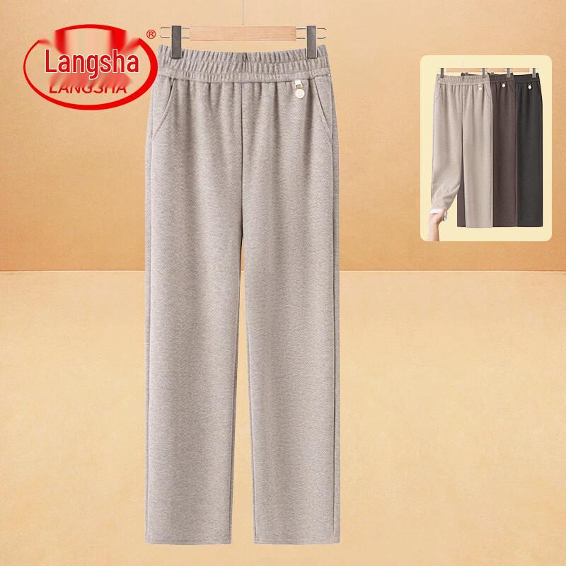 LangSha Women s Loose Straight-Leg Casual Mom Pants 5XL