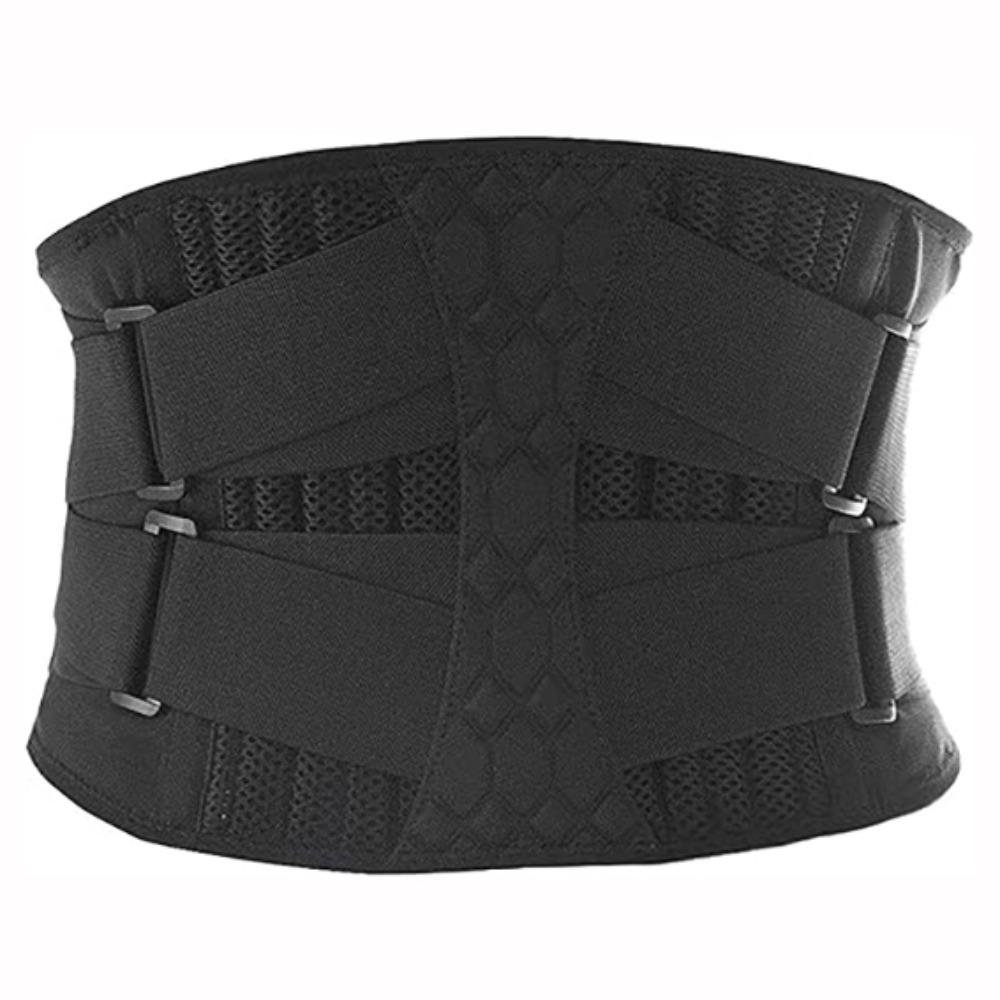 

Dual Adjustable Strap Lumbar Waist Support Belt Sweat Belt Waist Trainer Belt Heavy Lifting M чорний