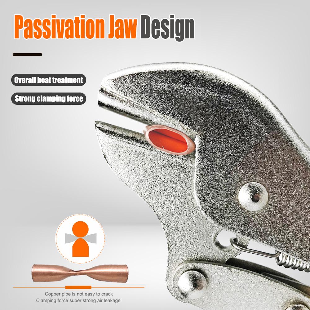 Uzamykací štípací kleště Krimpovací nástroj Chlazení Pro utěsnění Řezačka Lednička Měděná trubka Trubka Hliníkový těsnič Chladicí systém