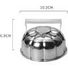 Stainless Steel Flower Petal Shape Fried Rice Press Mold & Egg Fried Rice Press Cutter for Dish Up Decoration