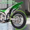 1:12 Kawasaki Kx450 Nijia Zx-6r Motorcycle Model Toy Diecast Alloy Car Front Wheel Steering Shock Absorption Decorative Boy Gift