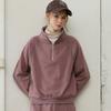 Lipbbam Cotton Double Soft Fleece Half Zip Ltw012