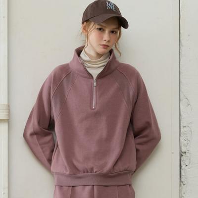 Lipbbam Cotton Double Soft Fleece Half Zip Ltw012