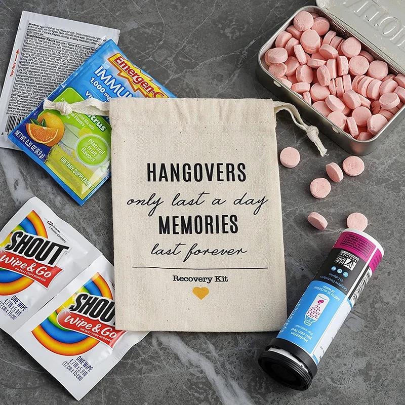 5pcs Hangover Kit Bags Bachelorette hen Party bridal shower wedding engagement 16th 18th 21st 30th 40th 50th 60th birthday gift