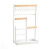 Jewelry Shelf Hanger Necklace Display Stand Earring Jewelry Storage Desk Small Item Metal Organizer Home Appliance For Store
