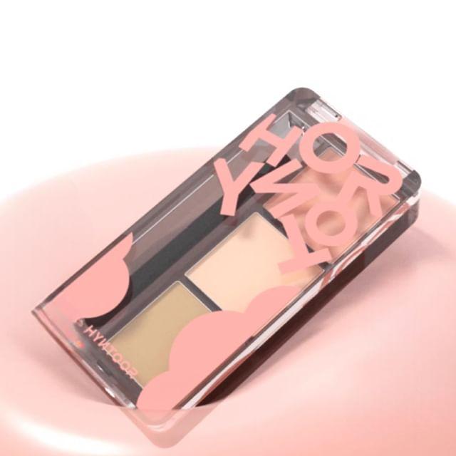 HYNTOOR - Трехцветная палитра консилеров серии  Облако  Concealer - 4.8g