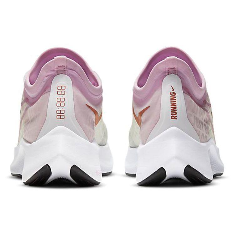Nike Zoom Fly 3 White Light Arctic Pink Bronze Women Sneakers Black Metallic-Red-Bronze AT8241-103