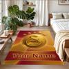 Crystal Velvet Rug Custom Name Text, Soft Non Slip Floor Mat Home DecorGalatasaray FC