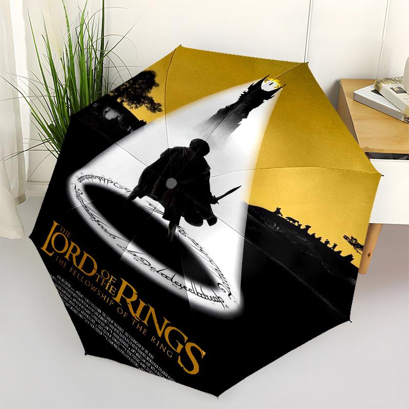 

1pc Lord of the Rings: Fellowship Umbrella with Plastic Handle,Suitable for All Seasons Travel Outdoor Multi-functional UmbrellaDCS095