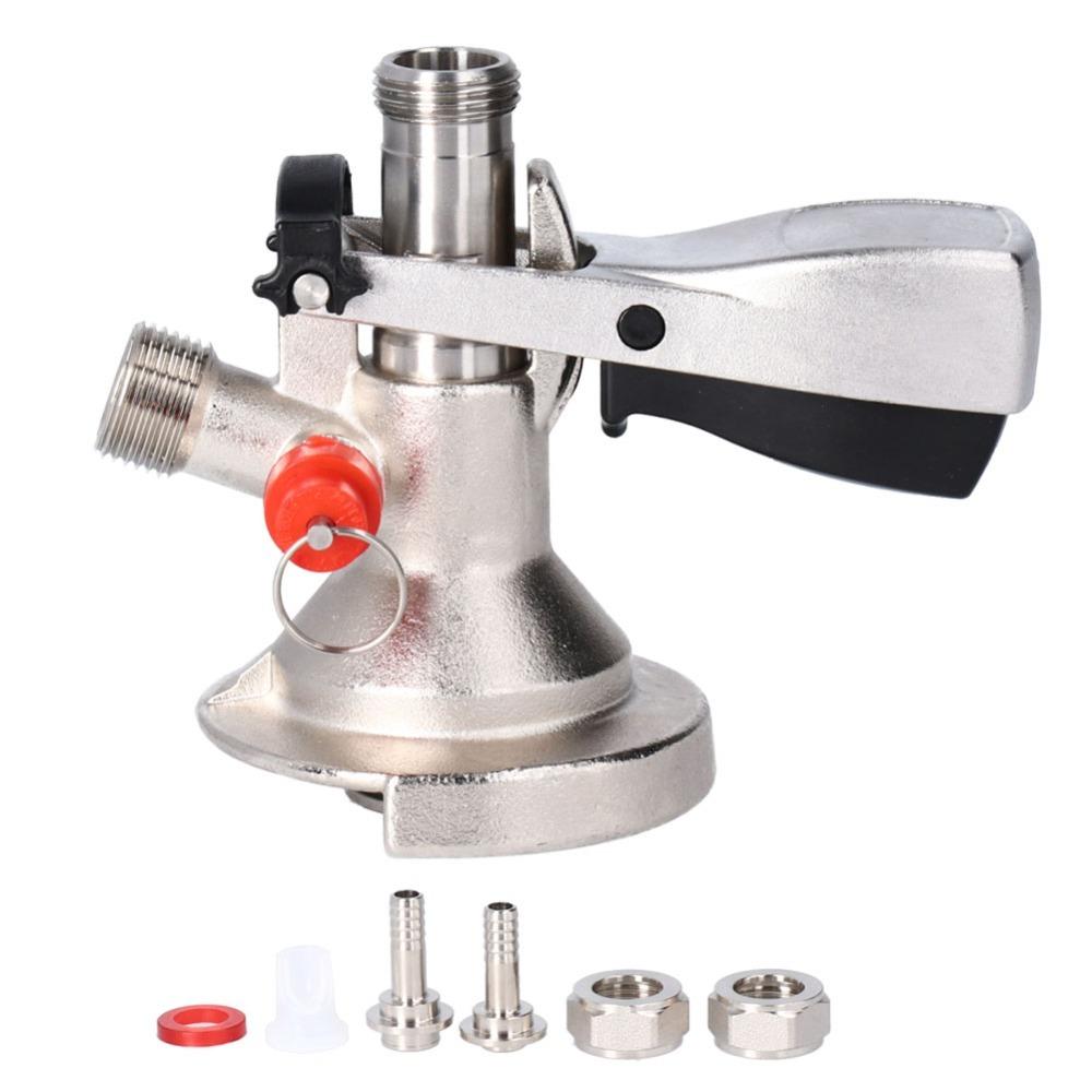 7 piece G5/8 A Type Keg Coupler With Relief Valve Brewing Accessory Commercial Brewing