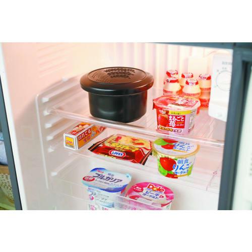 Tokare Ceram Ceramics Ohitsu-kun Black 1-go (1 Cup) Rice Container, S-41B