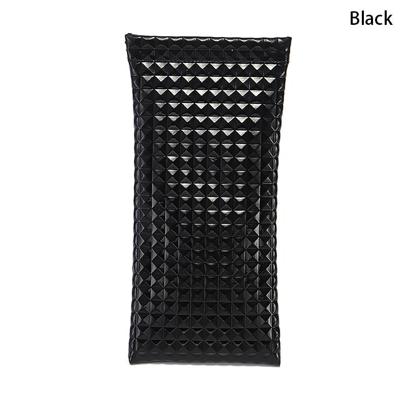 Candy Color Pu Leather Sunglasses Bag For Women Men Glasses Case Wallet Storege Cases Portable Waterproof Glasses Storege Bags