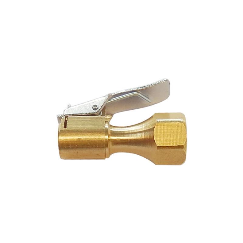 Xiaoyztan 2 Pcs Tire Chuck Straight Brass Air Inflator Chuck 1/4 NPT Thread Closed Flow with Lock-on Clip Tire Compression Inflator Accessories Xiaoyztan 2 Pcs Tire Chuck Straight Brass Air Inflator Chuck 1/4 NPT Thread Closed Flow with Lock-on Clip Tire Compression Inflator Accessories