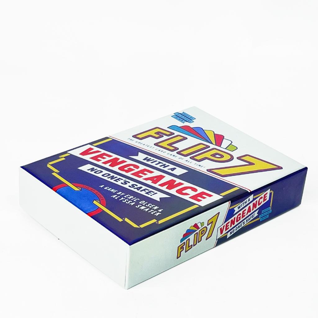 Flip 7 with a Vengeance Luck Party Board Game Cards