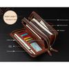 Commuter handbag men's business clip bag men's long casual zipper wallet waterproof