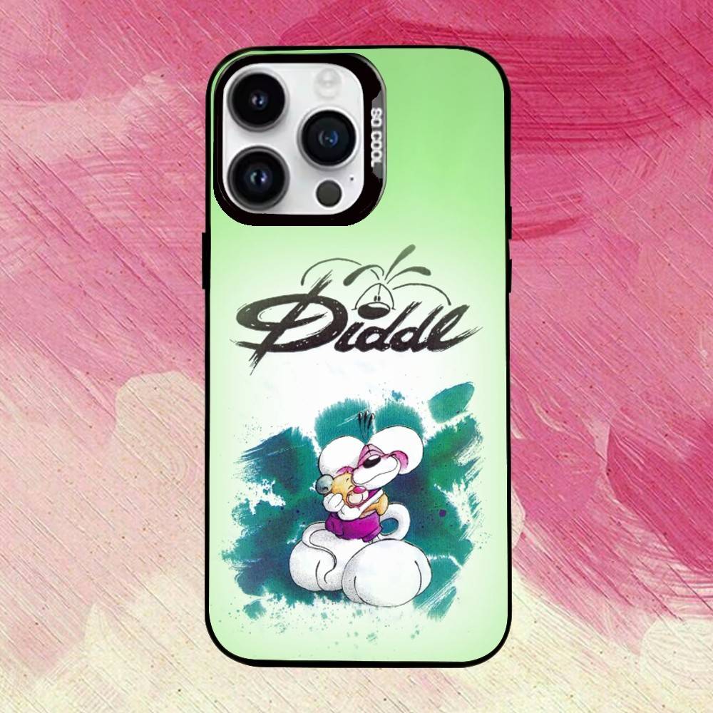 CUTE D-Diddl R-Rat-DR  Phone Case For iPhone 17,16,15,14,13,12,11 Plus,Pro Max,XS,Colorful Silver Black Cover