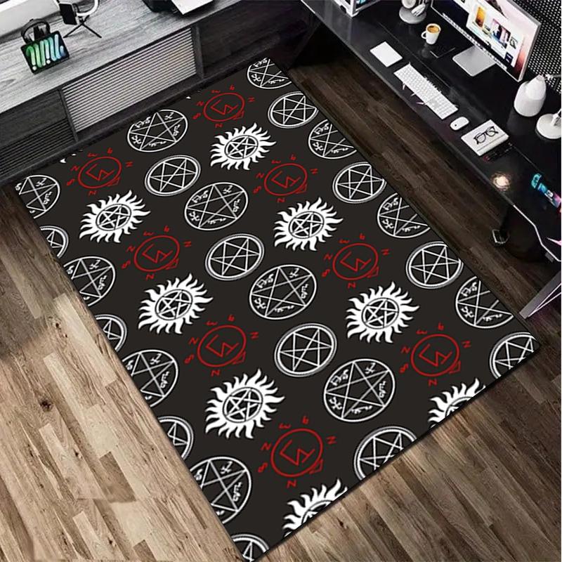 Supernatural Rug - Home carpet Office Decorative Carpet For Living Room Bedroom Door Mat Floor Rug Computer Chair Area Rug