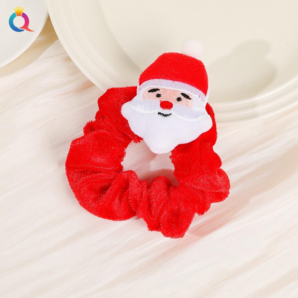 1 Pcs Christmas Headdress Plush Large Intestine Headband with High-end Feeling, Tied Hair Headband