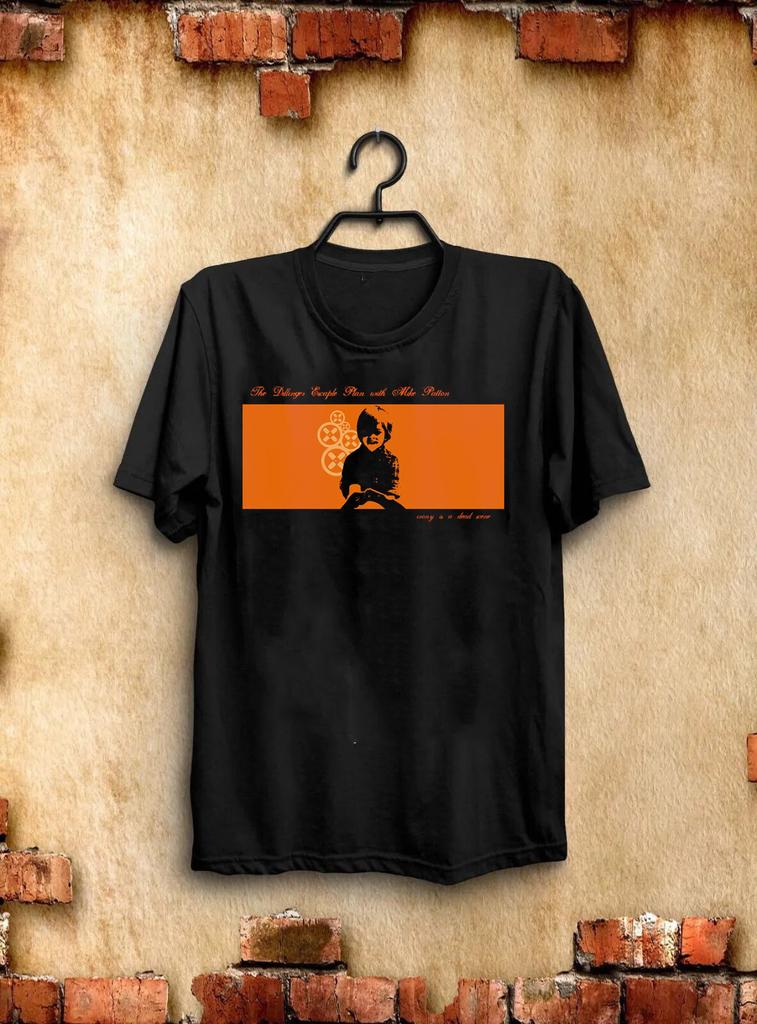 La CAMISA DE ALGODÓN DILLINGER ESCAPE PLAN Irony Is A Dead Scene Hecha en EE. UU. S-5XL