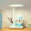 Guangshibao Kinder Schreibtisch Hasen Uhr Tischlampe