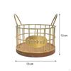 Coffee Pod Holder Capsule Storage Basket Wire with Double Handle Organizer