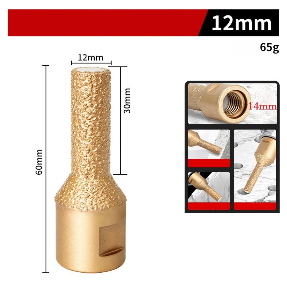 For Tile Installation 6-16mm Angle Grinder Bit Marble Drilling Tool Quick Drilling Performance Multiple Size Options