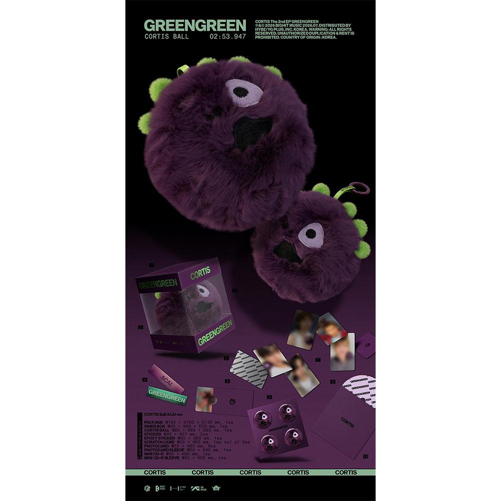 [Vorbestellung] CORTIS Das 2. EP-Album - GREENGREEN (CORTIS Ball ver.)
