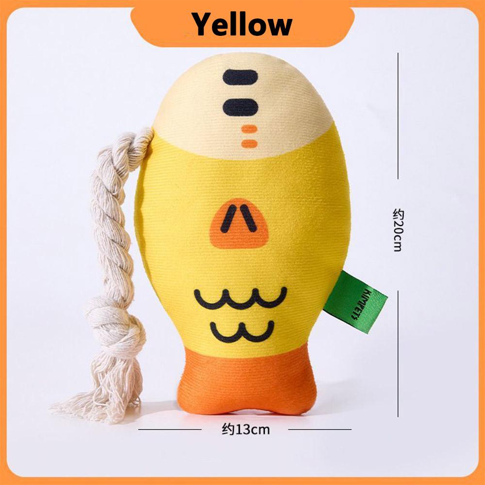 

Dog Toys Indestructible Dog Sound Squeaky Toys Animals Shape Pet Soft Plush Chew Molar Training Toy Puppy Bite Teeth Dental Toys жовтий