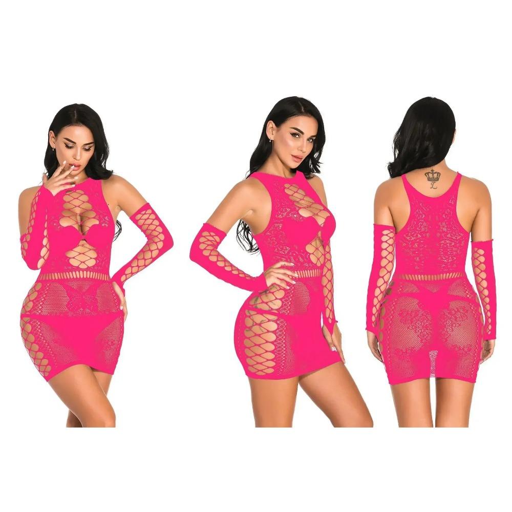 Duże Rozmiary Siateczkowy Bodystocking Seksowna Bielizna Damska Bielizna Ciała Otwarty Krocze Bodystockingi Kostiumy Gorący Seks Przezroczysty Bez Krocza