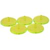 50Pcs 24mm Clear Plastic Golf Balls Marker Mixed Colors Golf Balls Mark Position Markers for Golfer Training Easy to Use