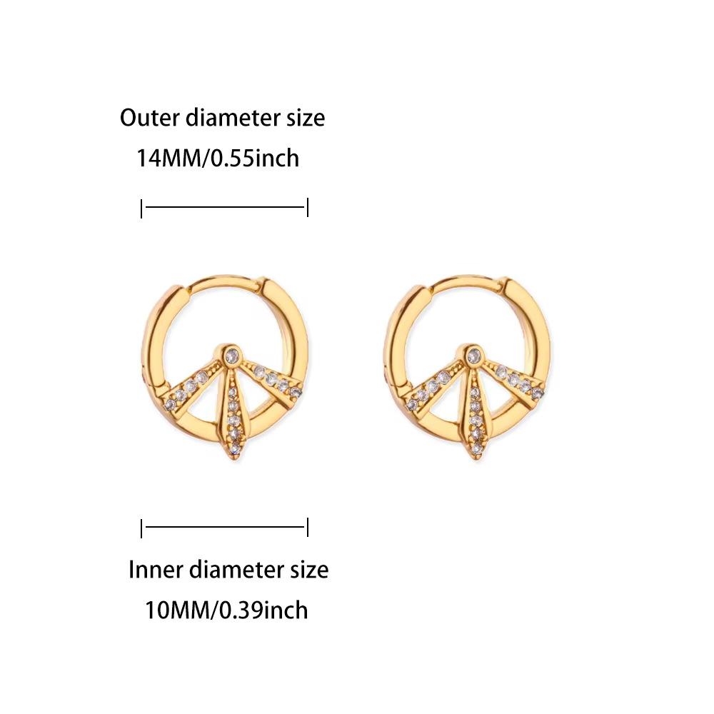 Exquisite mini fashion simple zircon pearl earrings stud earrings niche versatile design earrings women