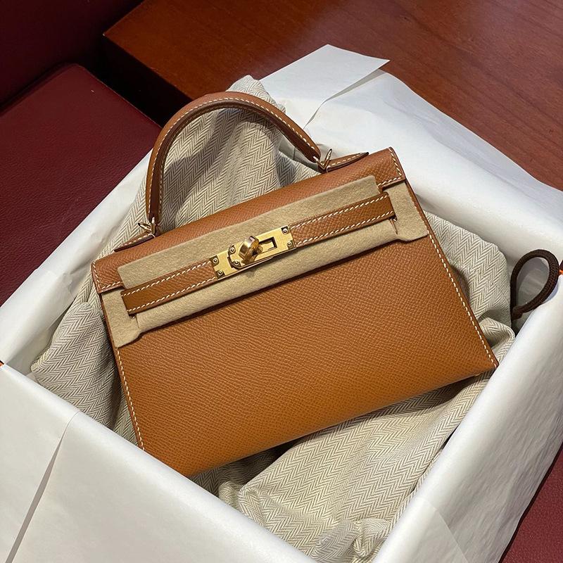 Second Generation Kelly Bag Mini Handbag Versatile and Stylish Shoulder/Crossbody Bag for Women