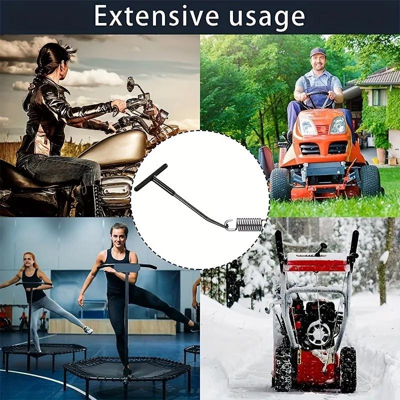 Motorcycle Exhaust Pipe Spring Hook T Shaped Hand-held Puller Repair Tool Universal Motor Accessories