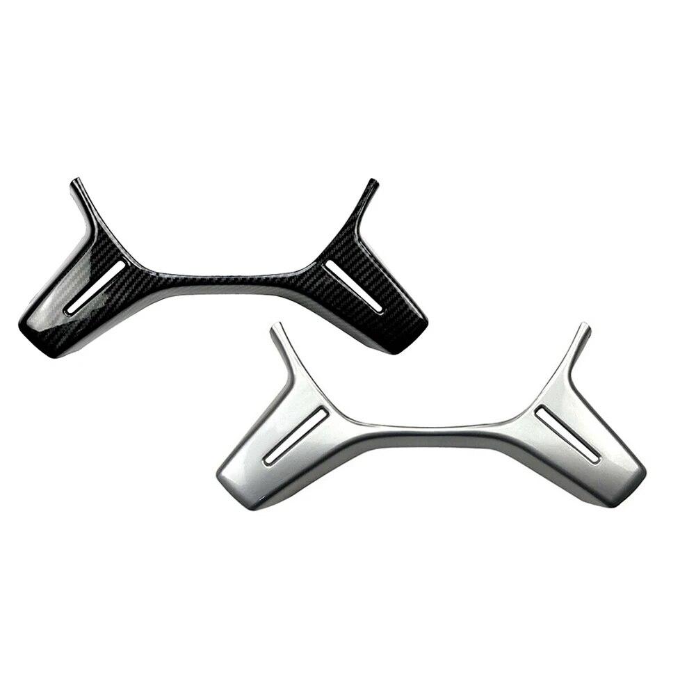 For Mercedes Benz C E GLK M Class W204 W212 C180 C200 ABS Car Steering Wheel Moulding Decoration Cover Trim  2011 2012 2013 2014