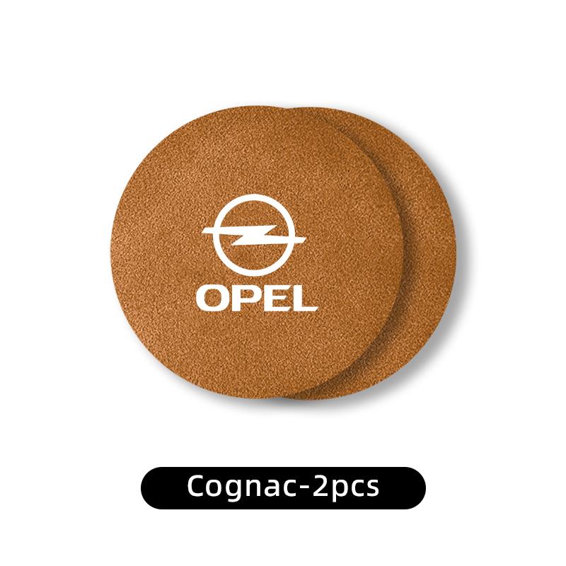 2PCS Car Coaster Cup Holder Anti-slip Accessories For Opel Antara Zafira Meriva Mokka Grandland Ampera Vivaro Corsa Astra