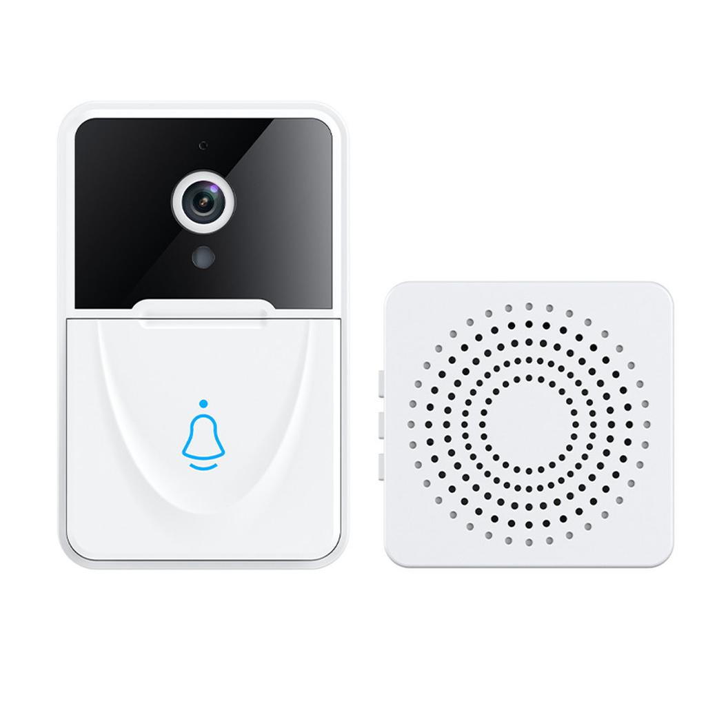 Video Doorbell Camera HD Video Recording Voice Intercom Intelligent Detection Alarm Function Punch Free Installation