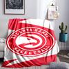 Atlanta Basketball Throws Blanket Flannel Blankets Plush for Couch Bed Gifts for Men Women Travel picnic blanket Christmas fan gifts
