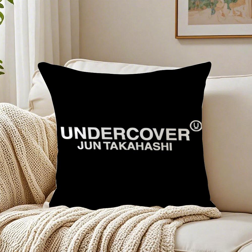 Japanese Fashion Brand UUndercover Cushion Cover Linen Pillowcase Soft for Sofa Bed Home Room Decor
