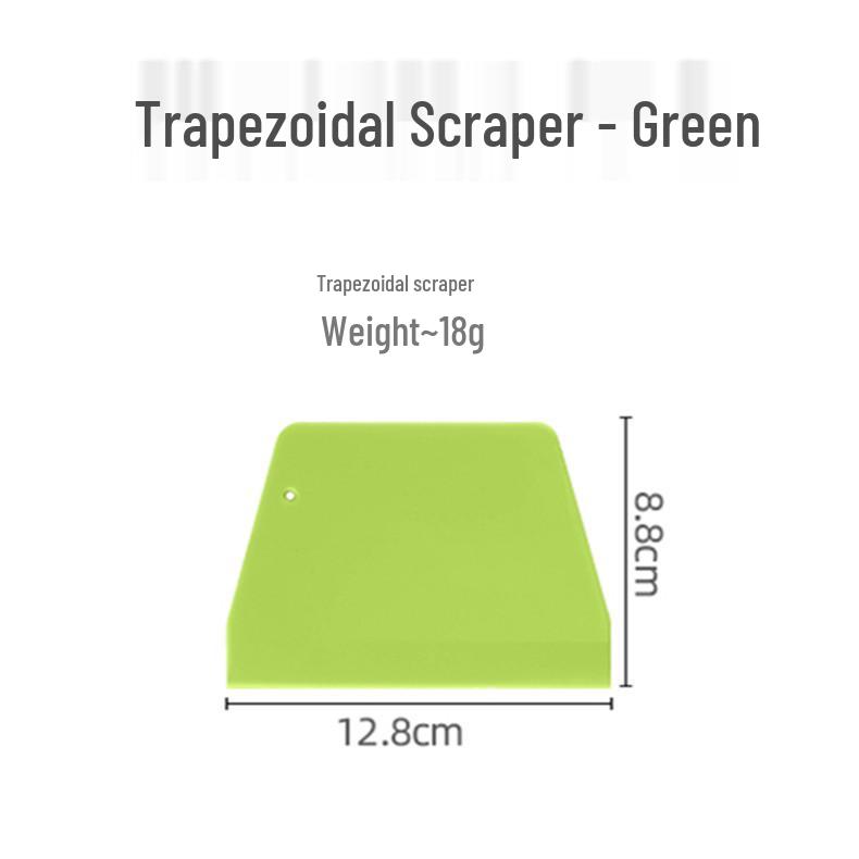 Plastic Faceted Cake & Scraper Tool for Icing and Baking