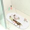 Flower Shadow Elk Picture Balcony Bathroom Mat Hydrophobic Non-Slip Door Mat Swimming Pool Public Places Non-Slip Floor Mat