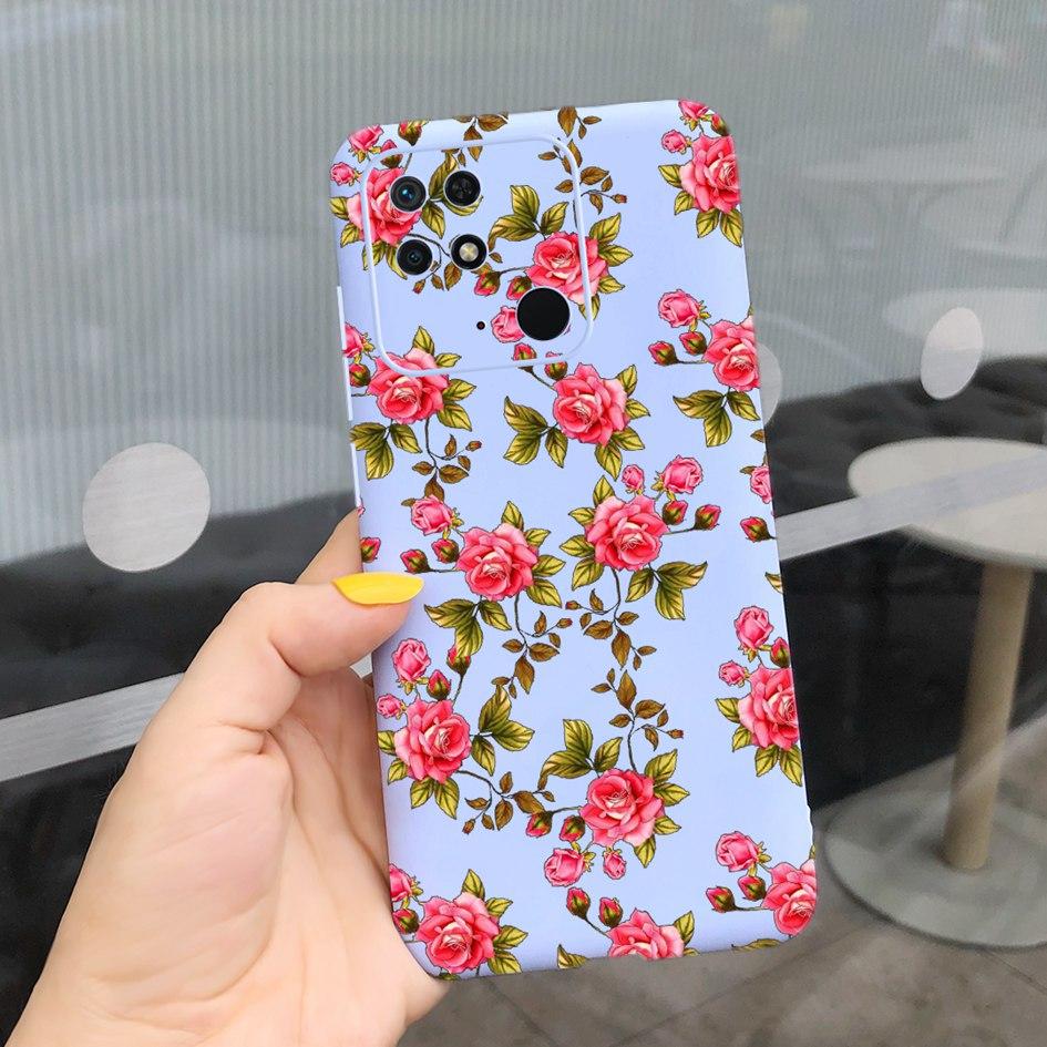 For Xiaomi Redmi 10C Phone Case New Popular Flower Painted TPU Cover For Xiaomi Redmi 10C 4G Bumper Redmi10C NFC 2022 Soft Funda