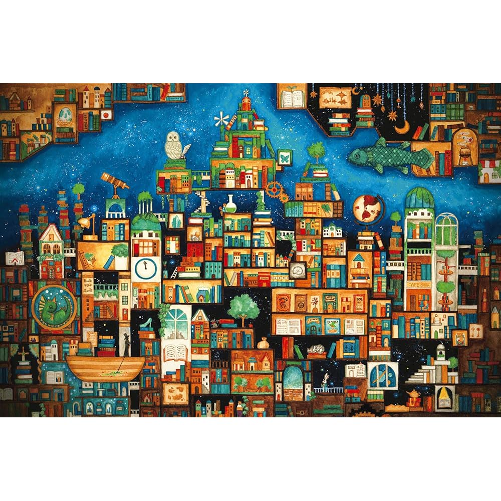 EPOCH 1000-Piece Jigsaw Puzzle Forgotten Kingdom Illustration 50x75cm with Glue and Tool Included