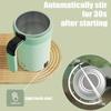 1Pc Smart Temperature Measuring Magnetic Mixing Cup, Electric Portable Coffee Cup, Perfect As A Holiday Gift.