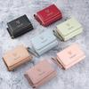 Luxury Women'S Small Wallet Female Card Holder Short Wallets With Coin Purse For Woman Ladies Pu Leather Hasp Mini Clutch