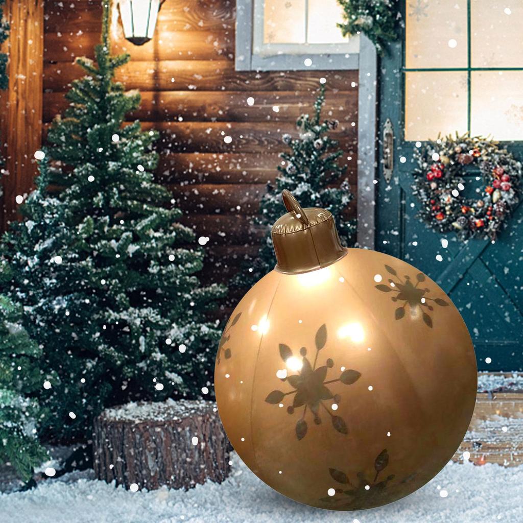 Buy Giant Christmas Ball PVC Inflatable Decorated Balloon Large
