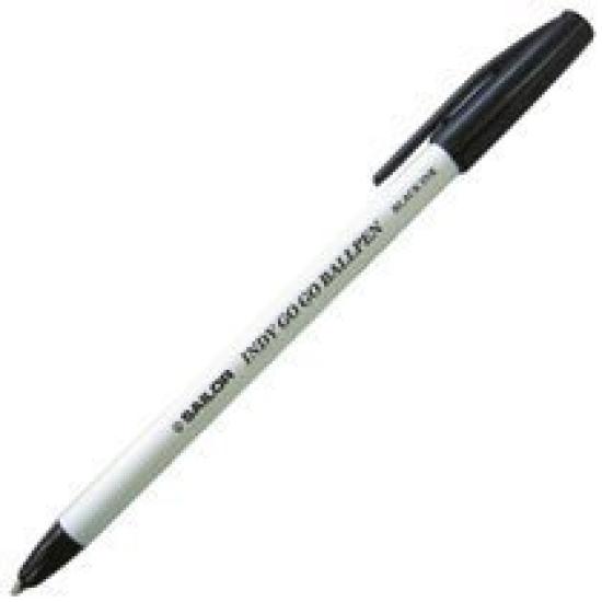 Sailor Indigo Go Ballpoint Pack of 10 Pens, Black,