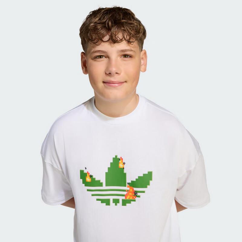 adidas Boy's Crewneck Short Sleeve T-shirt JW5326