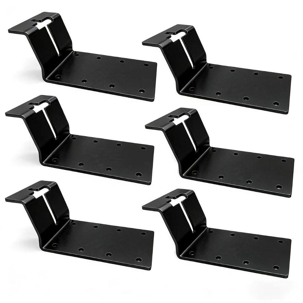 Sturdy 3 Inch T-Post Mounting Bracket Iron Sleek and Minimalist Design Vertical Mounting Bracket Convenient Support